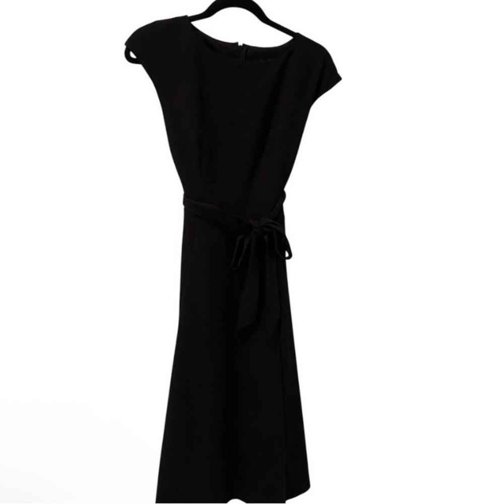 Others Follow Classic Black Midi Dress